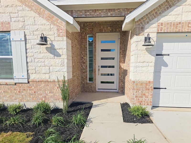 Exterior details and patio area of a home in Lively Ranch: Brookstone Collection, Georgetown (Image 3). Exterior details and patio area of a home in Lively Ranch: Brookstone Collection, Georgetown (Image 3).