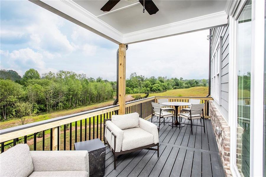 Exterior details and patio area of a home in Acacia, Cumming (Image 2). Exterior details and patio area of a home in Acacia, Cumming (Image 2).