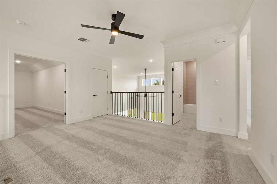 Spacious, unfurnished interior of a new home in Highland Oaks, Boyd (Image 11). Spacious, unfurnished interior of a new home in Highland Oaks, Boyd (Image 11).