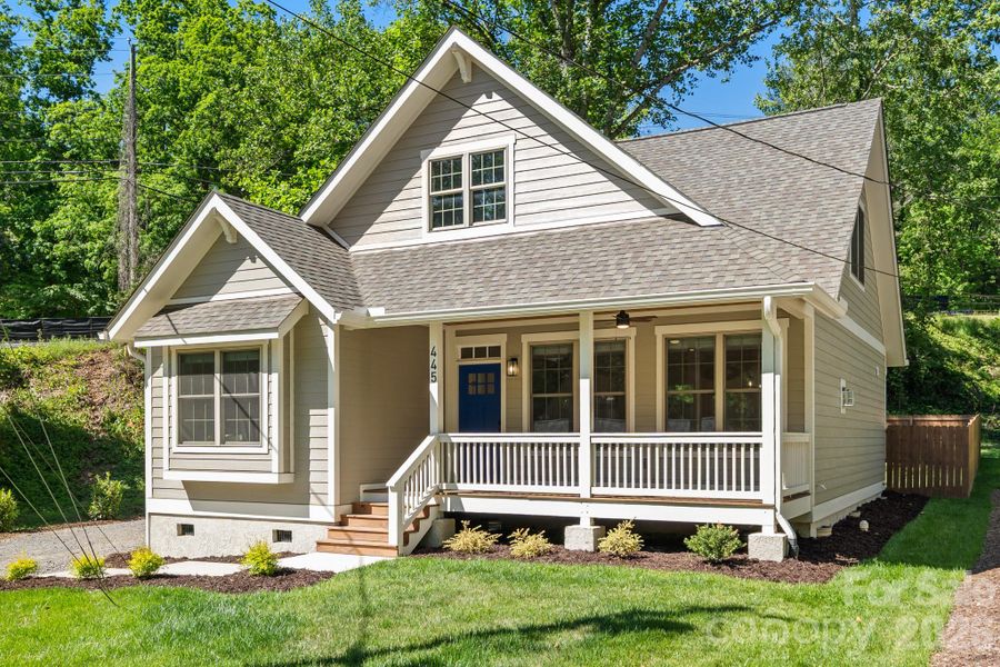 Exterior details and patio area of a home in , Asheville (Image 24). Exterior details and patio area of a home in , Asheville (Image 24).