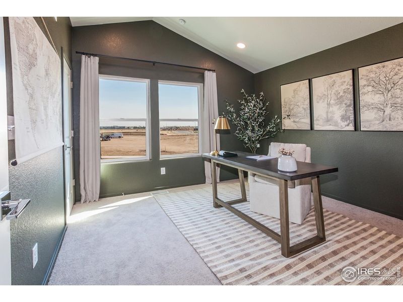 Furnished interior view inside a new home in Prairie Song Cottages, Windsor (Image 14).