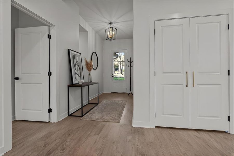 Furnished interior view inside a new home in , Hideaway (Image 15).