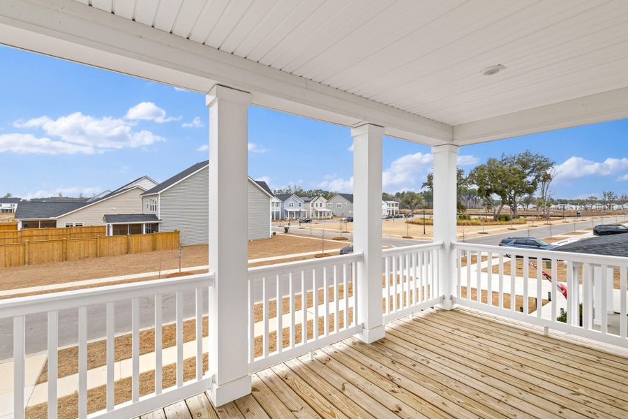 Exterior details and patio area of a home in Sweetgrass at Summers Corner, Summerville (Image 22).