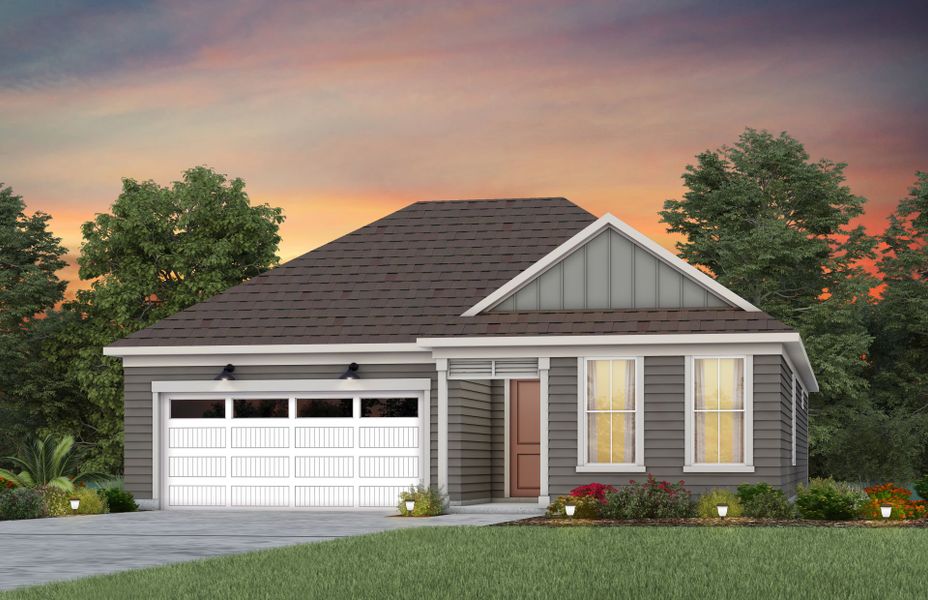 Representative exterior photo of a completed home built from the Palmary by Pulte Homes in Forest Creek, Waxhaw, NC (Image 23).