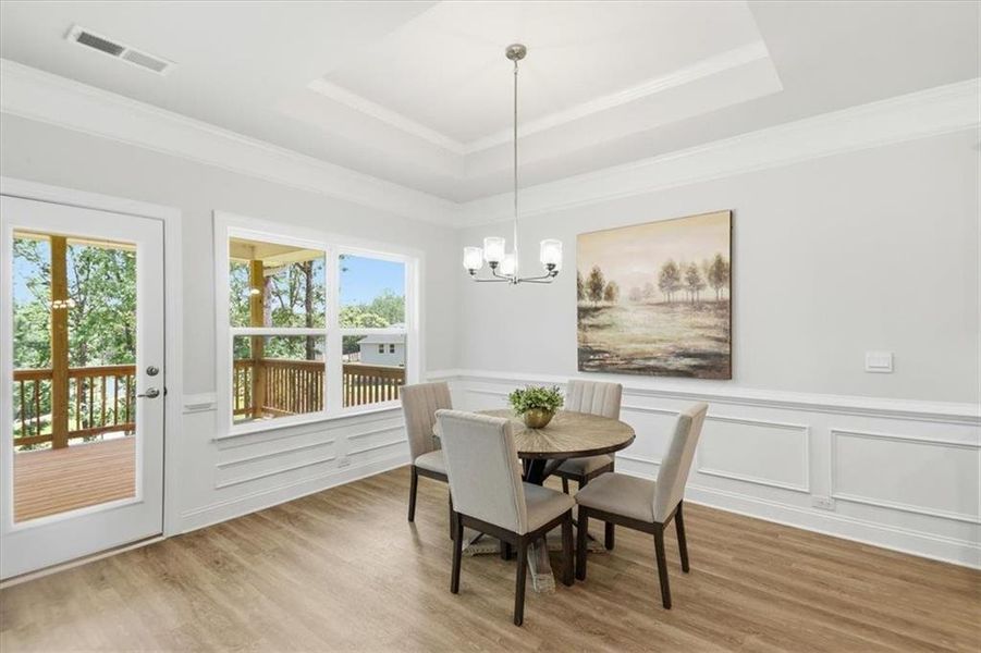 Furnished interior view inside a new home in Tuscany Hills, Douglasville (Image 15).