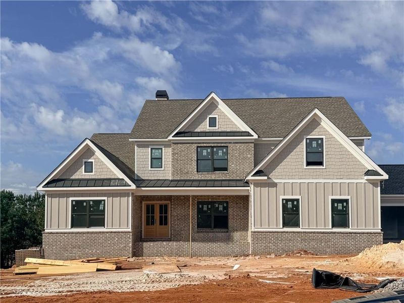 In-progress construction of a new home in Stonegate, Monroe, GA (Image 3).