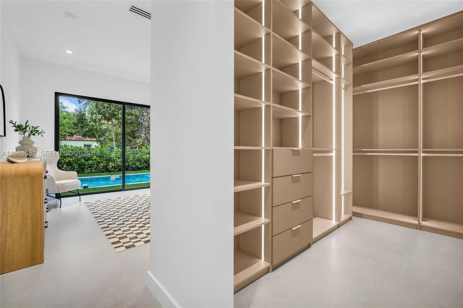 Furnished interior view inside a new home in , Miami Shores (Image 40).
