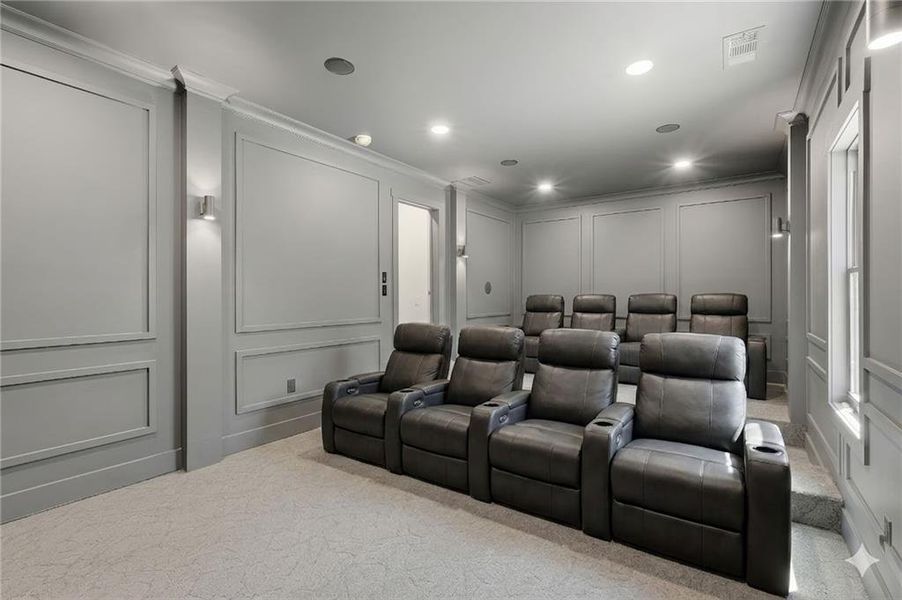 Furnished interior view inside a new home in , Roswell (Image 18).