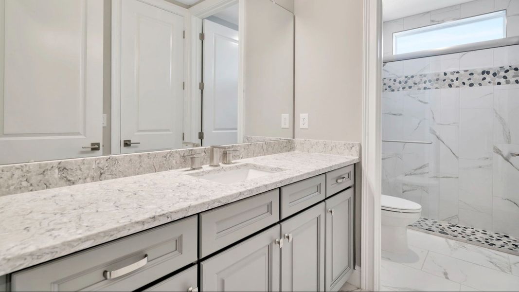 Representative furnished interior of a home built from the Canary by DRB Homes in River Preserve Estates, Parrish (Image 19).
