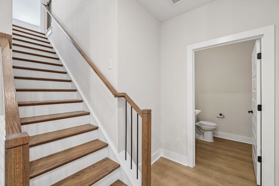 Representative unfurnished interior of a home built from the Calabar by Pulte Homes in Bradshaw Farms Reserve, Mount Juliet (Image 27). Representative unfurnished interior of a home built from the Calabar by Pulte Homes in Bradshaw Farms Reserve, Mount Juliet (Image 27).