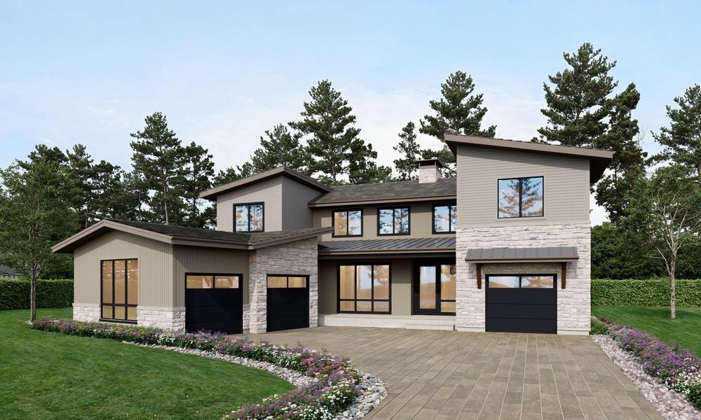 Representative exterior photo of a completed home built from the Residence 4 by Trumark Homes in The Summit at Castle Pines, Castle Pines, CO (Image 2).