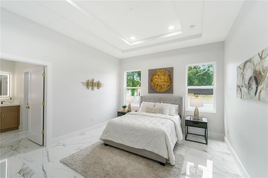 Furnished interior view inside a new home in , Tampa (Image 36).