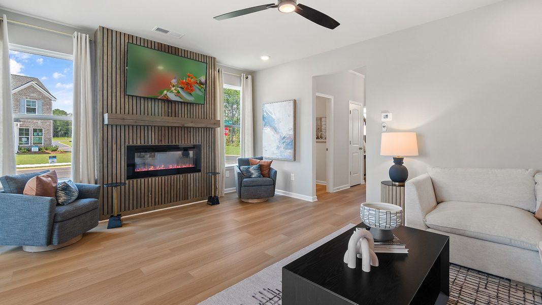 Furnished interior view inside a new home in Chapel Hill, Newnan (Image 10).