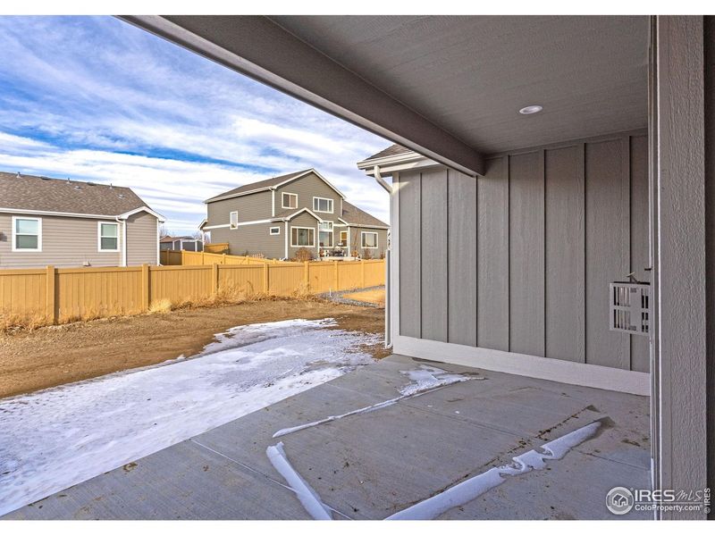 Exterior details and patio area of a home in , Wellington (Image 2). Exterior details and patio area of a home in , Wellington (Image 2).