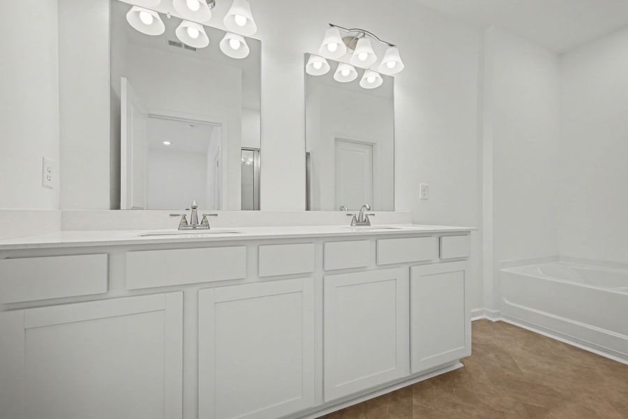 Furnished interior view inside a new home in Ironhorse, Dickson (Image 25). Furnished interior view inside a new home in Ironhorse, Dickson (Image 25).