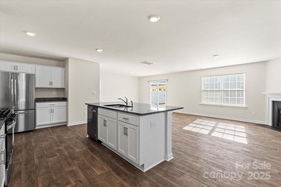 Furnished interior view inside a new home in , York (Image 6).