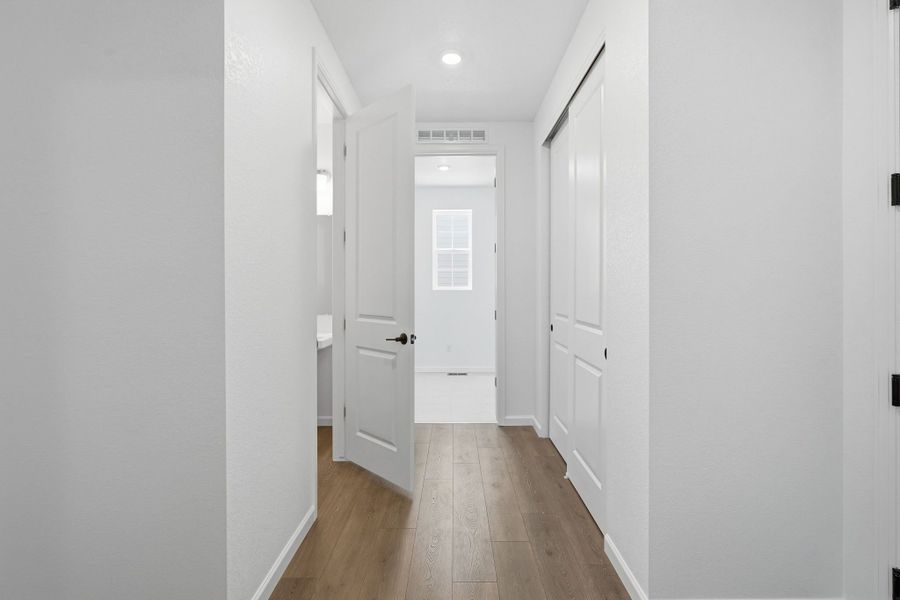 Spacious, unfurnished interior of a new home in The Town Collection at Independence, Elizabeth (Image 21). Spacious, unfurnished interior of a new home in The Town Collection at Independence, Elizabeth (Image 21).