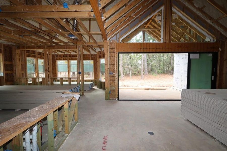 Spacious, unfurnished interior of a new home in The Woodlands Hills 70’, Willis (Image 18).