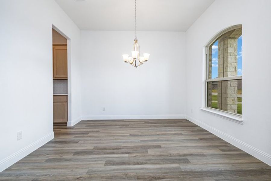 Representative unfurnished interior of a home built from the The Elm by Sumeer Homes in Stone Henge II, Sanger (Image 15). Representative unfurnished interior of a home built from the The Elm by Sumeer Homes in Stone Henge II, Sanger (Image 15).