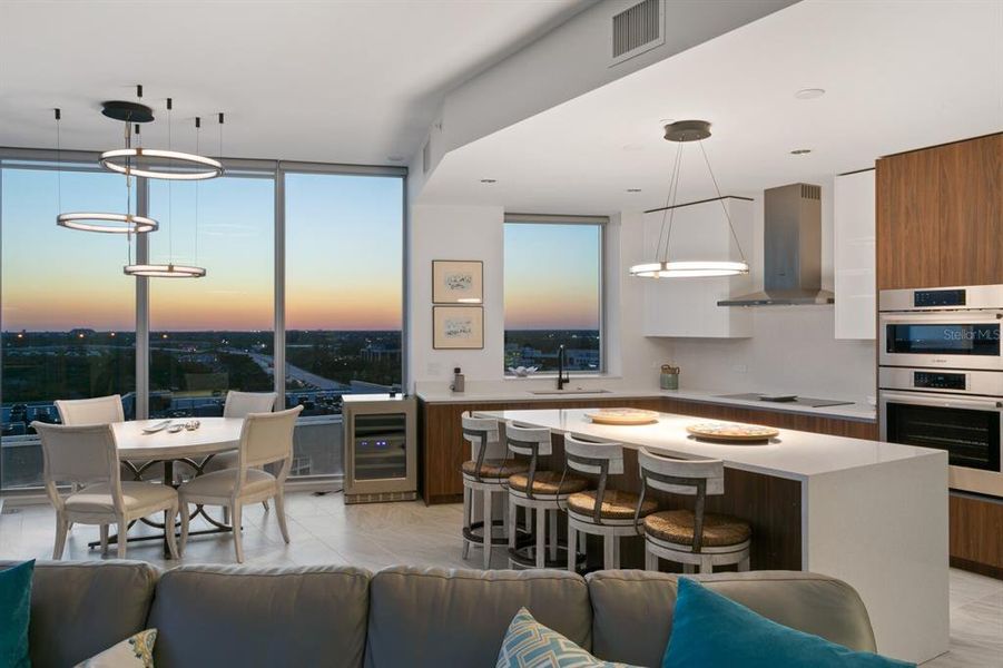 Furnished interior view inside a new home in , St. Petersburg (Image 28).