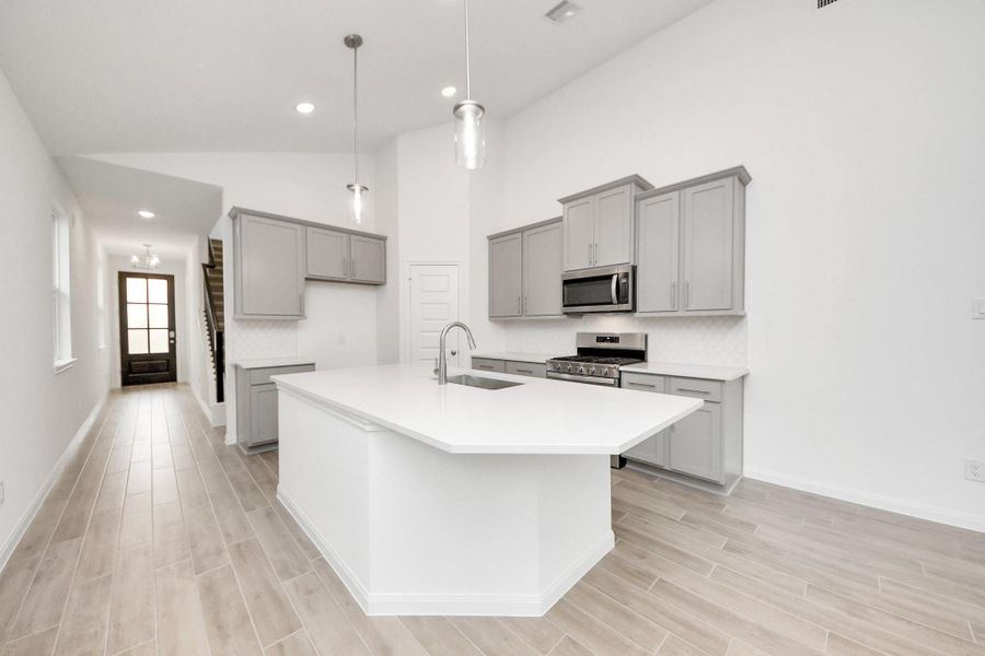 Furnished interior view inside a new home in Elyson, Katy (Image 3).