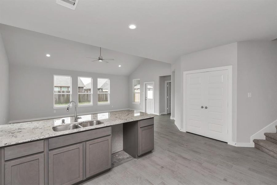 Sample photo of completed home with similar floor plan. Actual colors and selections may vary.