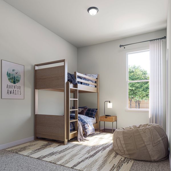 Furnished interior view inside a new home in Heritage, Dripping Springs (Image 15).