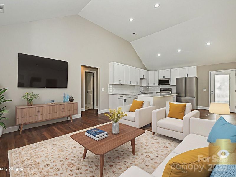 Furnished interior view inside a new home in , Rock Hill (Image 4). Furnished interior view inside a new home in , Rock Hill (Image 4).