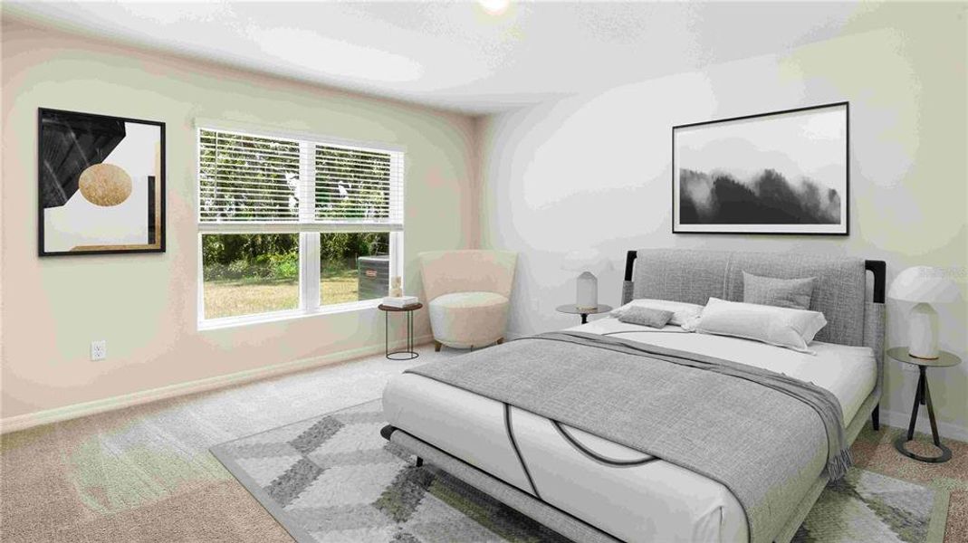 Furnished interior view inside a new home in Bella Lago, Parrish (Image 14). Furnished interior view inside a new home in Bella Lago, Parrish (Image 14).