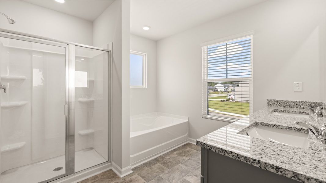 Furnished interior view inside a new home in Southwind Village, Evans (Image 10).