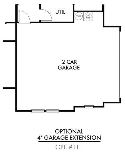 4′ Garage Extention 4′ Garage Extention