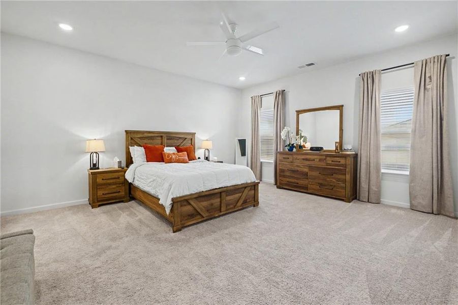 Furnished interior view inside a new home in , Cartersville (Image 15). Furnished interior view inside a new home in , Cartersville (Image 15).