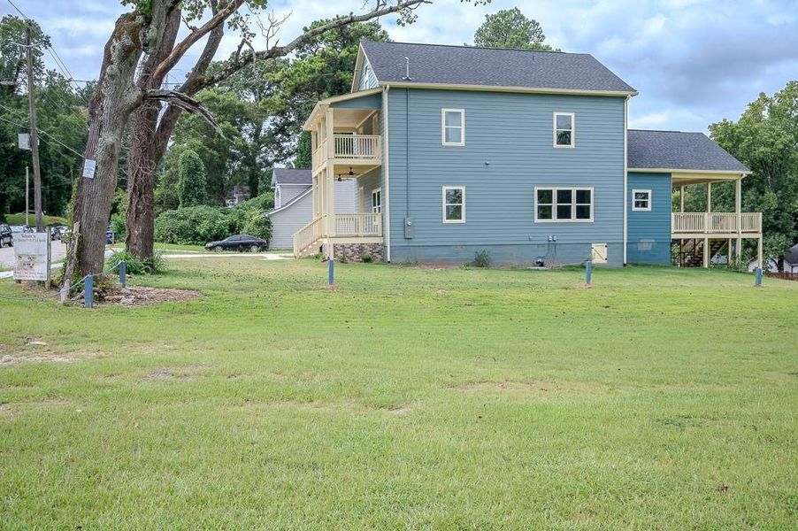 Front exterior of a new home in , Atlanta, GA, highlighting curb appeal (Image 18).