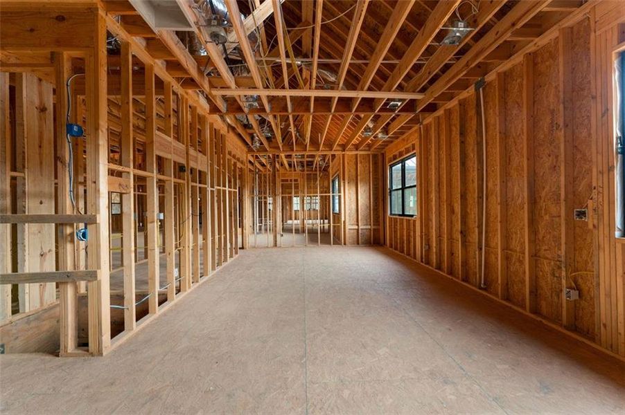 In-progress construction of a new home in , Kingston, GA (Image 38).