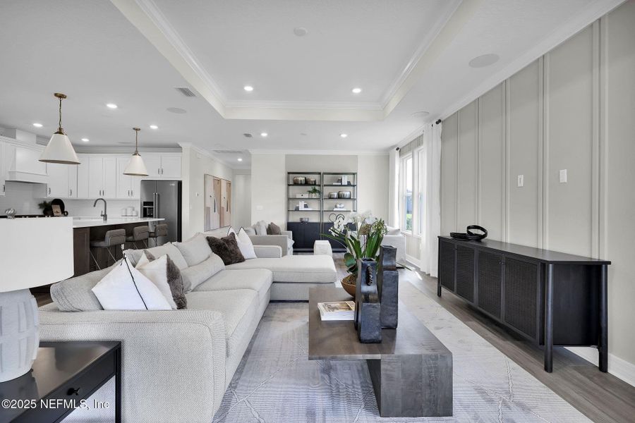 Furnished interior view inside a new home in The Preserve at Bannon Lakes, St. Augustine (Image 11).