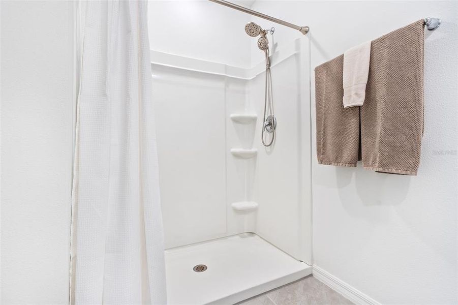 Modern Shower Head Added