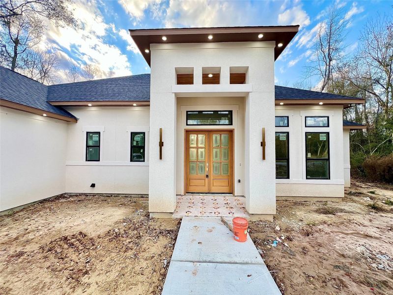 14' Ceiling at Entry Porch.