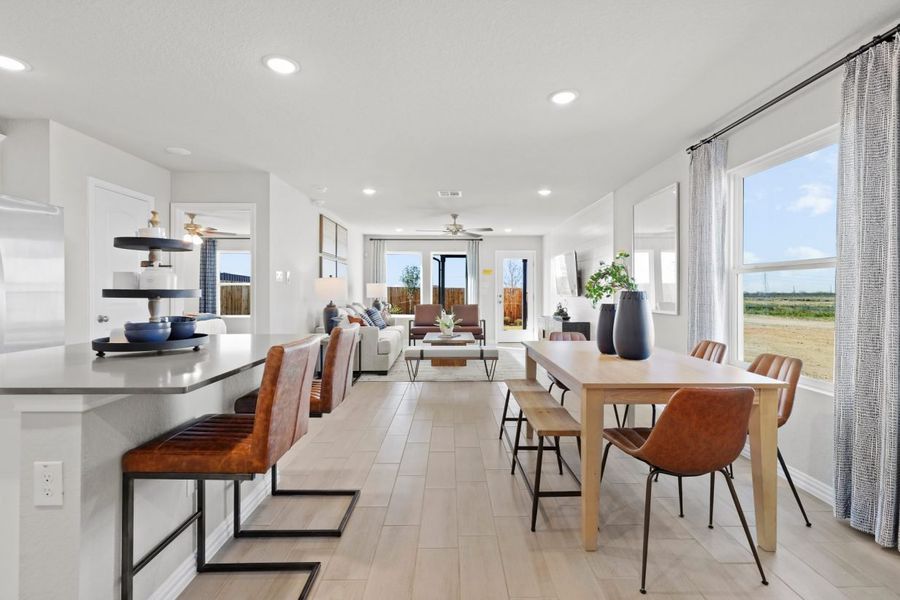 Representative furnished interior of a home built from the Ellis Colony At Pinehurst by Brohn Homes in Colony at Pinehurst, Pinehurst (Image 4).