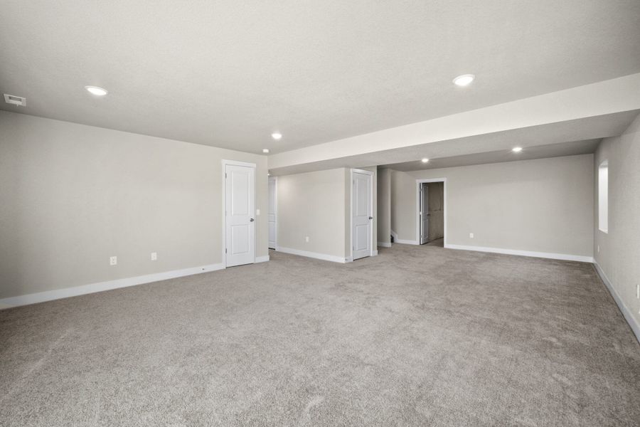 Representative unfurnished interior of a home built from the Ash by View Homes in Aspen Meadows-4, Colorado Springs (Image 28). Representative unfurnished interior of a home built from the Ash by View Homes in Aspen Meadows-4, Colorado Springs (Image 28).