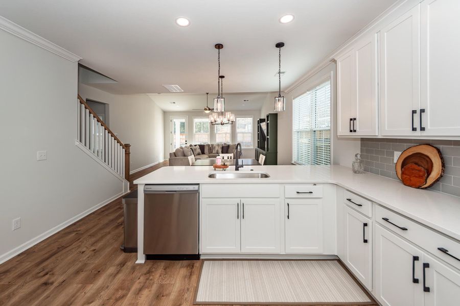 Furnished interior view inside a new home in High Point at Foxbank, Moncks Corner (Image 12).