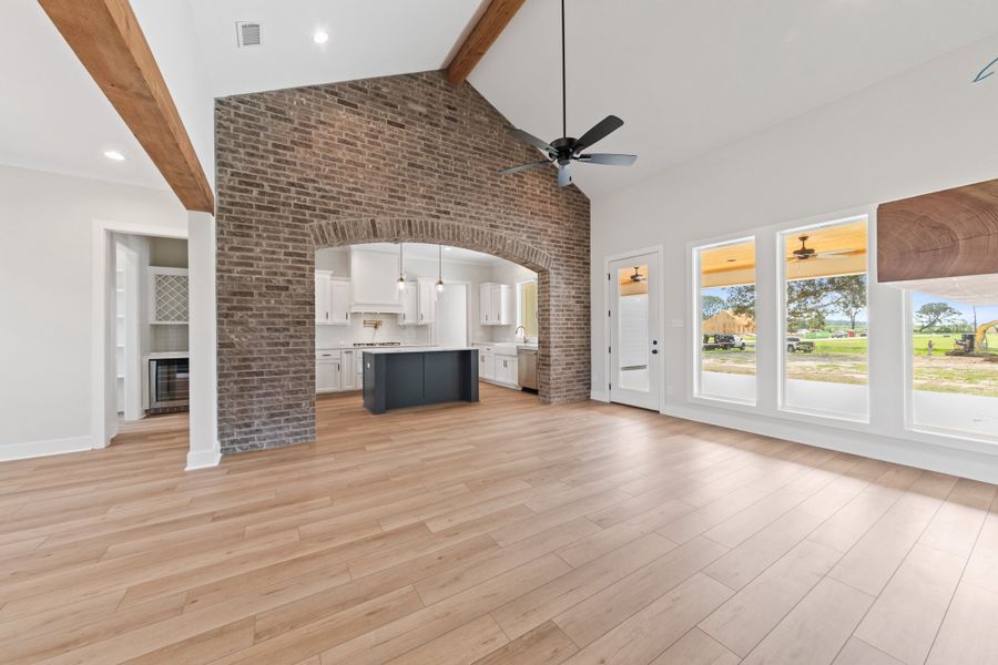 Representative unfurnished interior of a home built from the The Charlotte by Manuel Builders in Chapel Bend, Montgomery (Image 28).