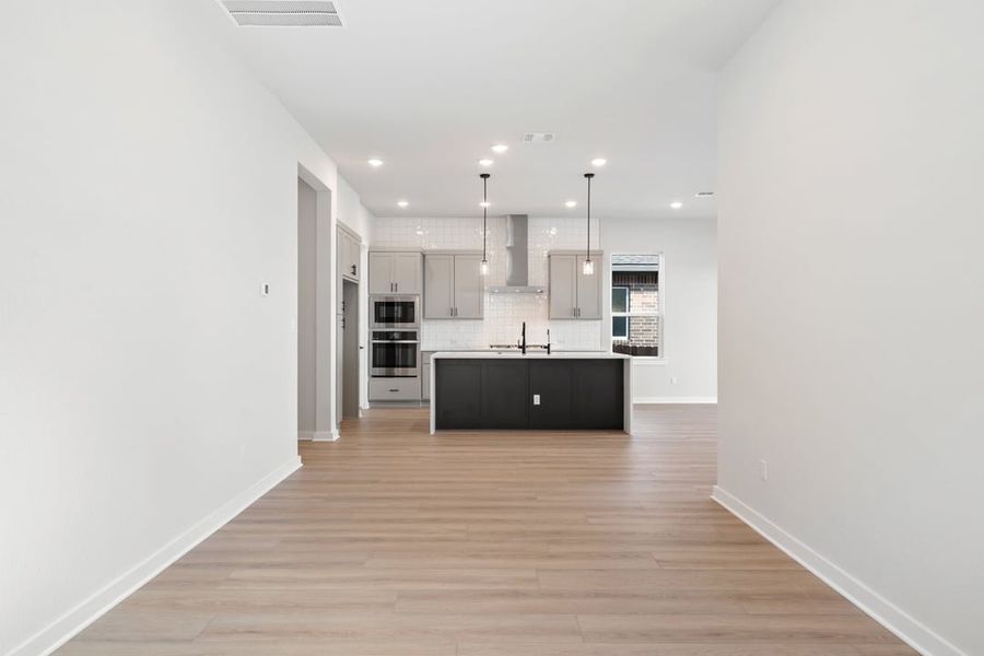 Spacious, unfurnished interior of a new home in Arbor Collection at Lariat, Liberty Hill (Image 29). Spacious, unfurnished interior of a new home in Arbor Collection at Lariat, Liberty Hill (Image 29).