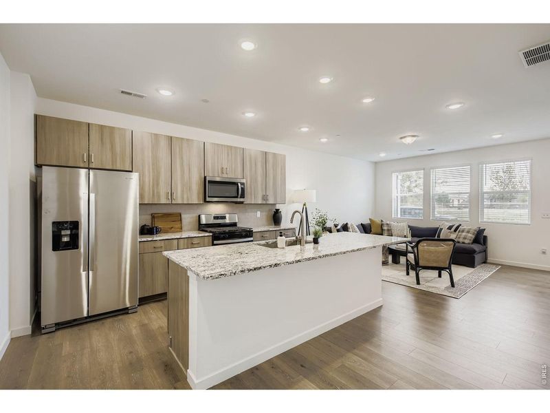 Furnished interior view inside a new home in , Fort Collins (Image 8).