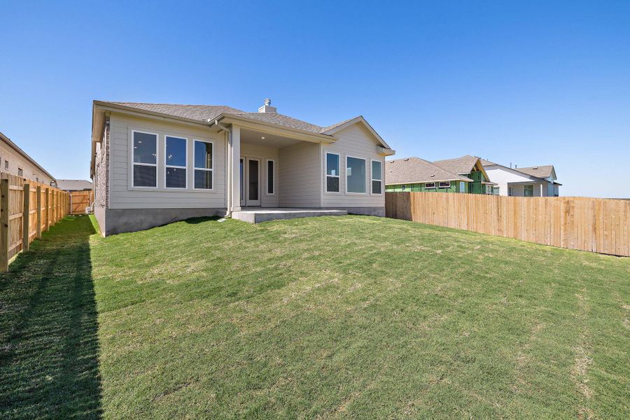 Exterior details and patio area of a home in , Pflugerville (Image 19).