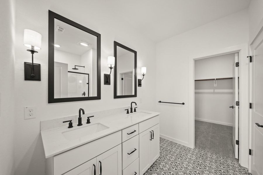 Relaxing primary bath (*Photo not of actual home and used for illustration purposes only.)