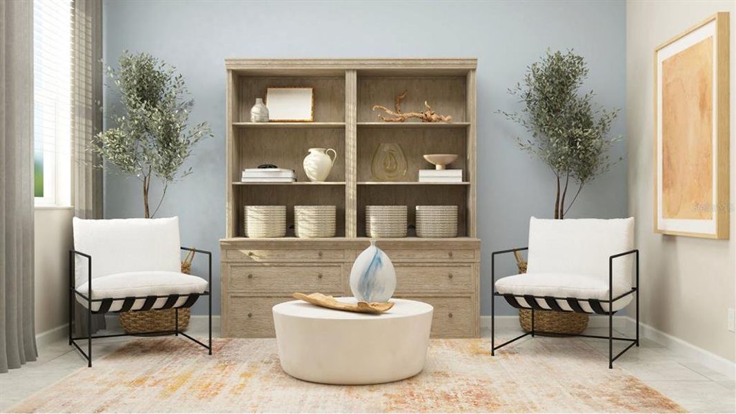 Furnished interior view inside a new home in , Clermont (Image 7).