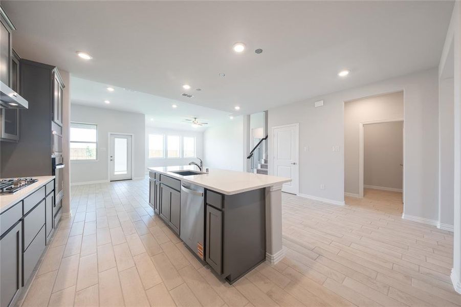Furnished interior view inside a new home in Lake Pointe: Lake Pointe at Paloma Creek, Little Elm (Image 5).