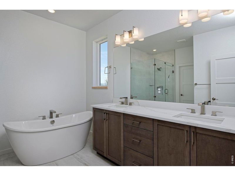 Furnished interior view inside a new home in West Grange, Longmont (Image 8).
