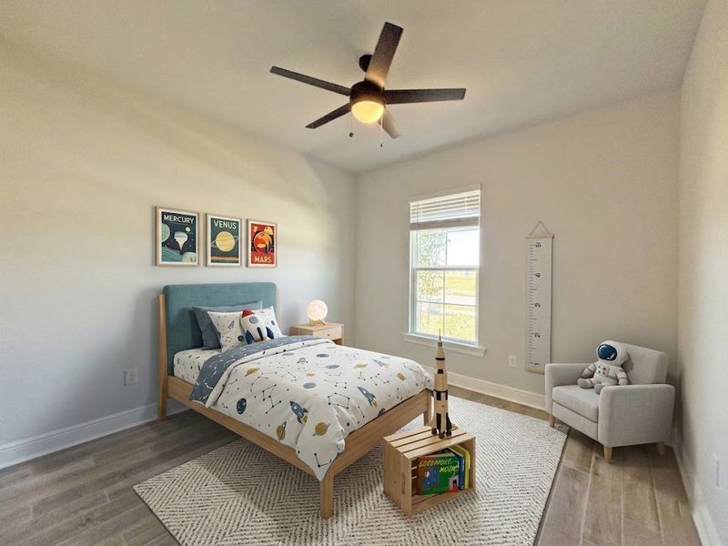 Furnished interior view inside a new home in Natureview, Freeport (Image 8).