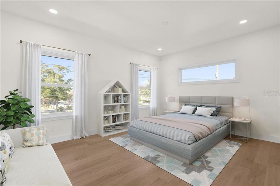 Furnished interior view inside a new home in , Orlando (Image 56).